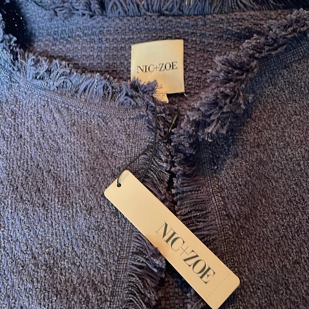 Nic & Zoe Fringe Jacket 2X